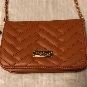 Bebe small purse. Caramel color